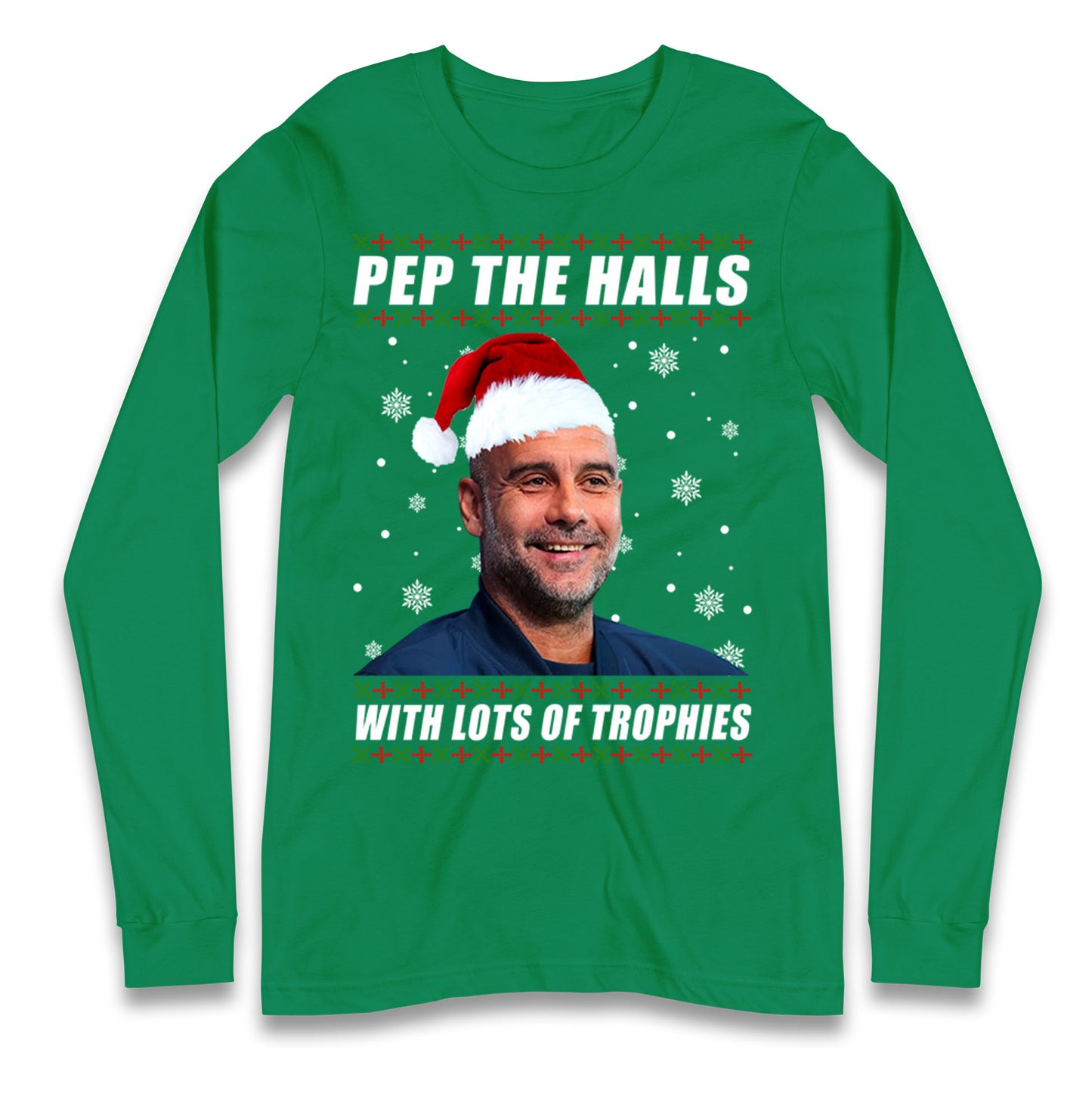 Pep Guardiola Christmas Longsleeve T Shirt