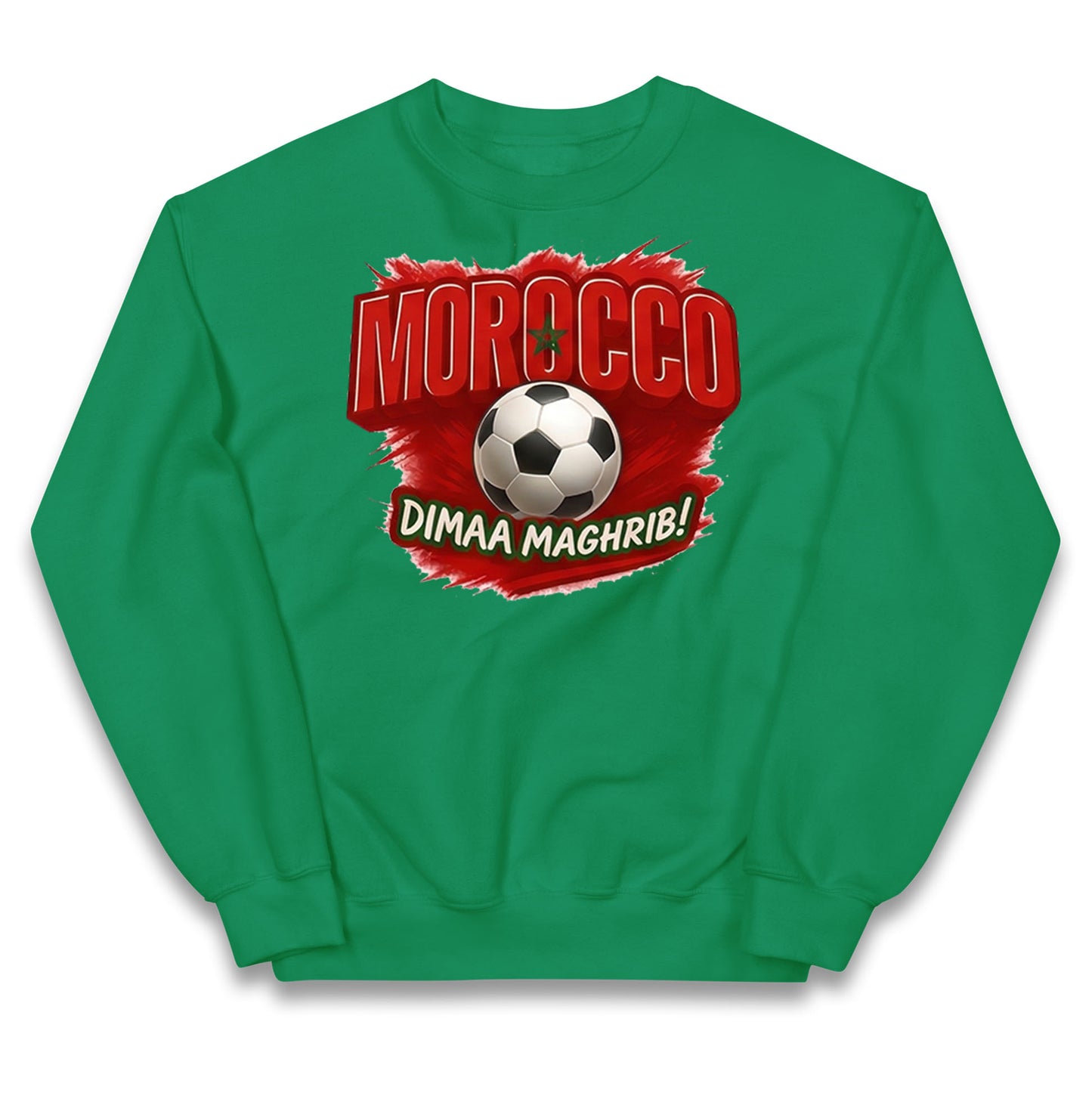 Morocco Retro World Cup Kids Jumper