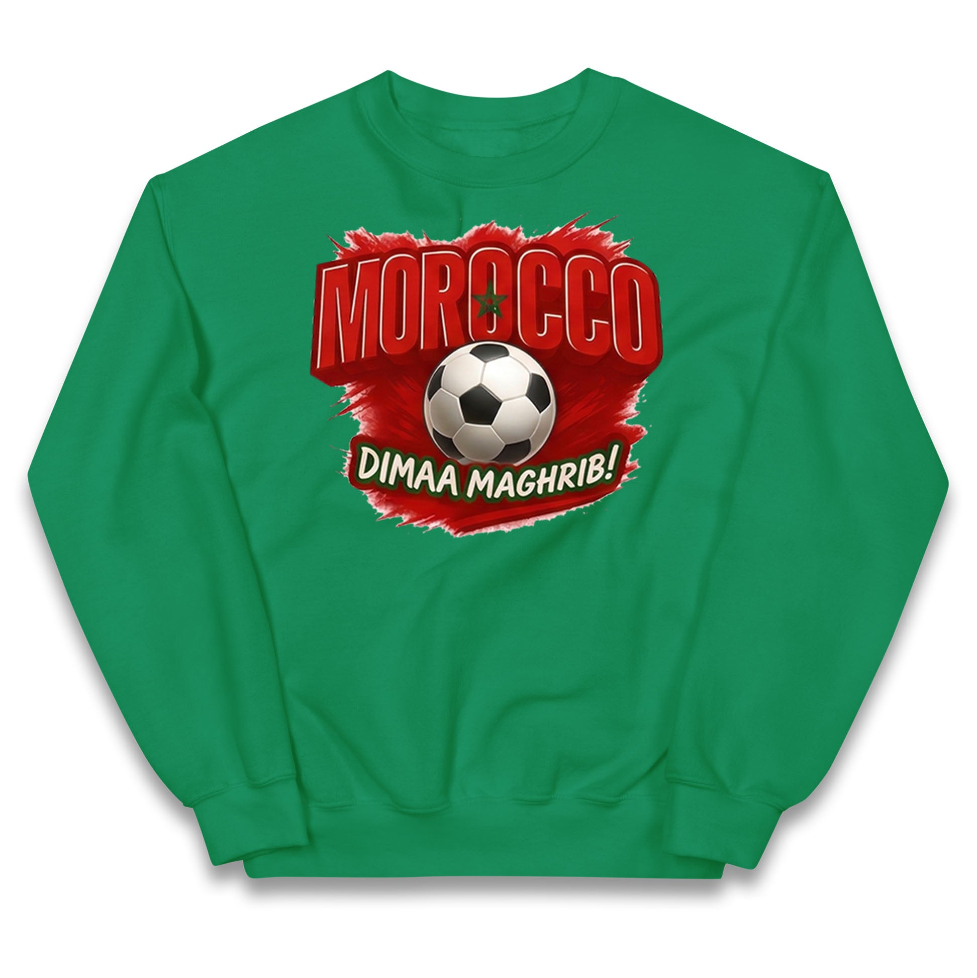 Morocco Retro World Cup Kids Jumper