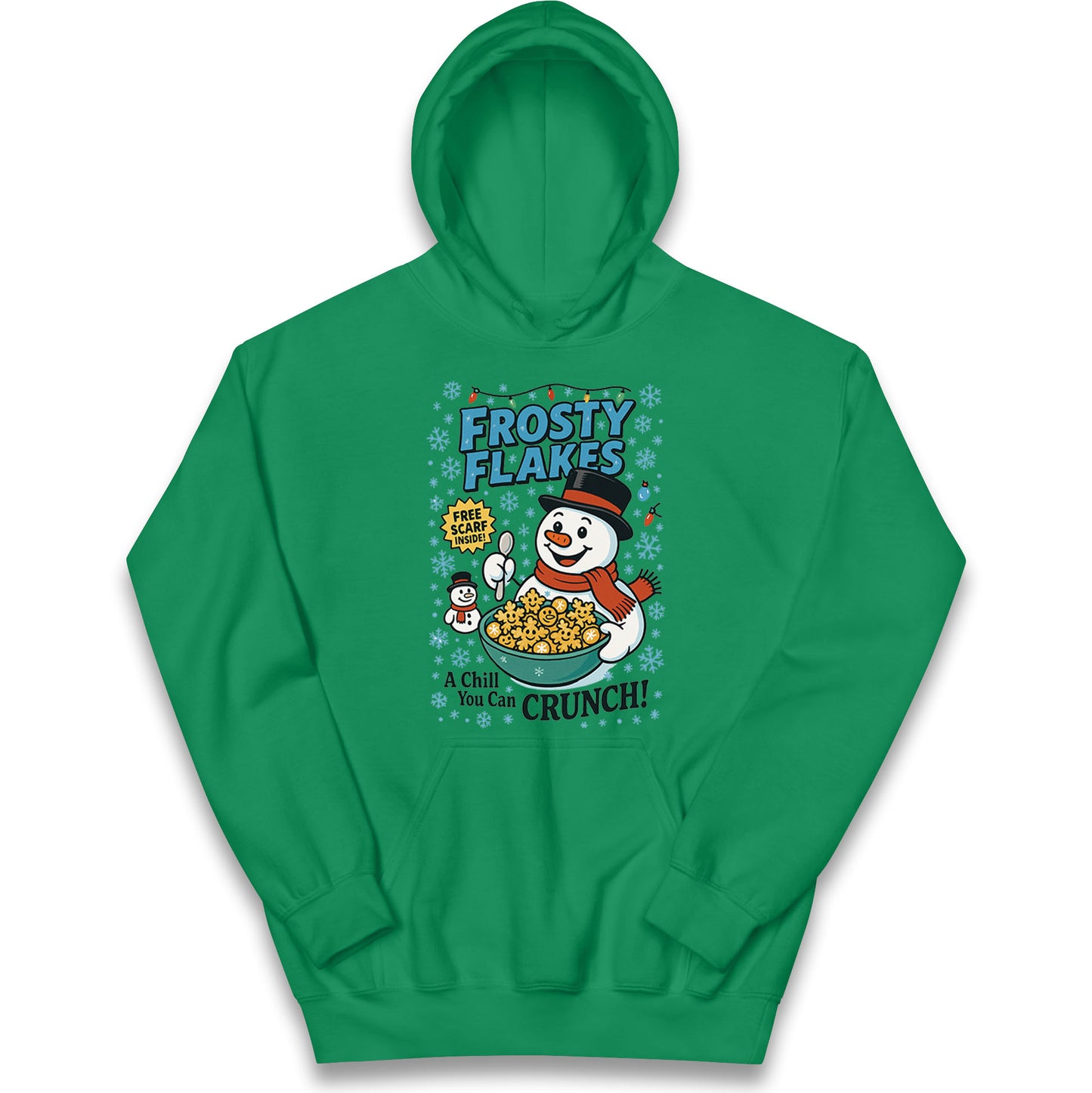 Snowman Christmas Kids Hoodie