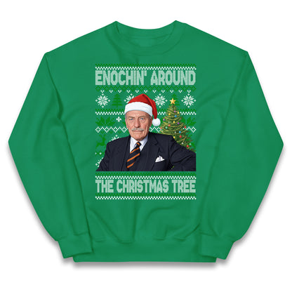 Enoch Powell Enochin Around the Christmas Tree Christmas Kids Jumper