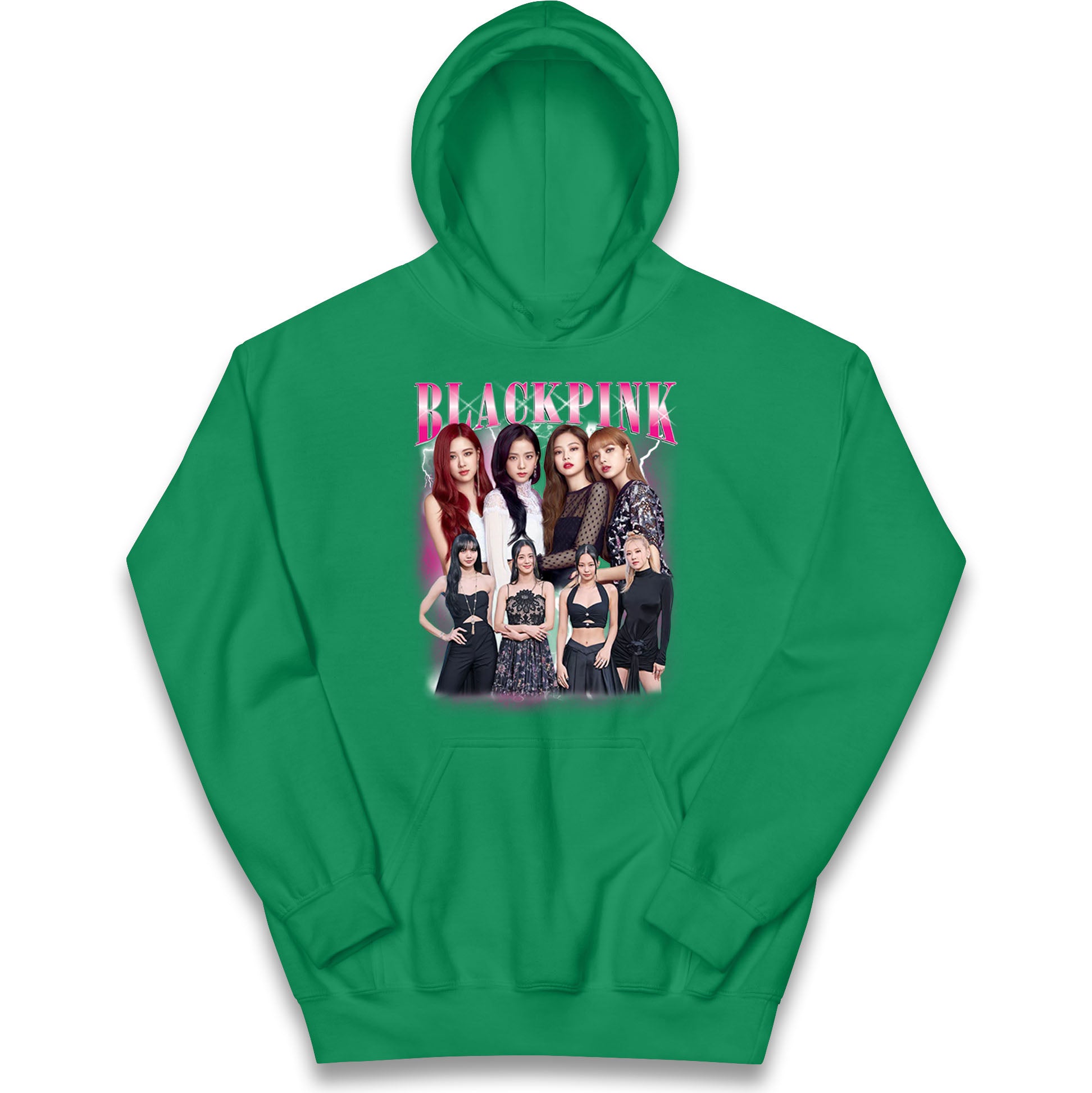 Black Pink Kids Hoodie