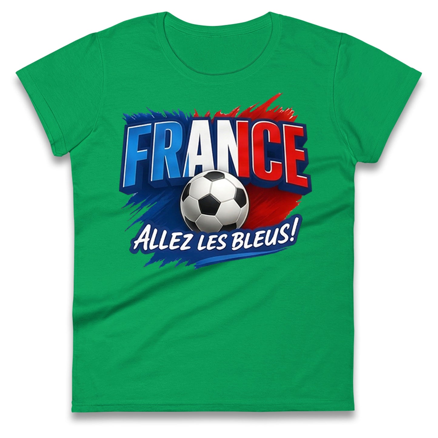 France Retro World Cup Ladies T Shirt