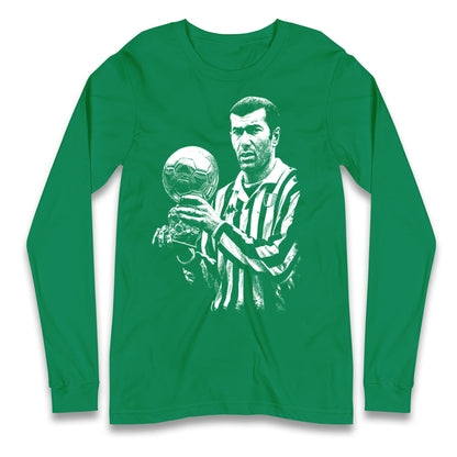 Zinedine Zidane Juventus Longsleeve T Shirt