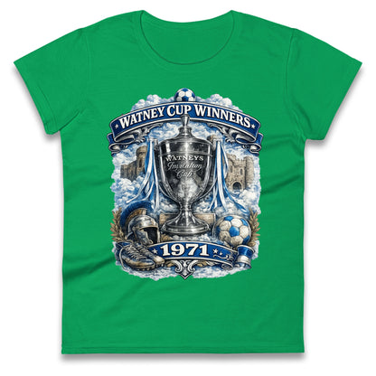 Retro Colchester Watney Cup Winners 1971 Ladies Shirt