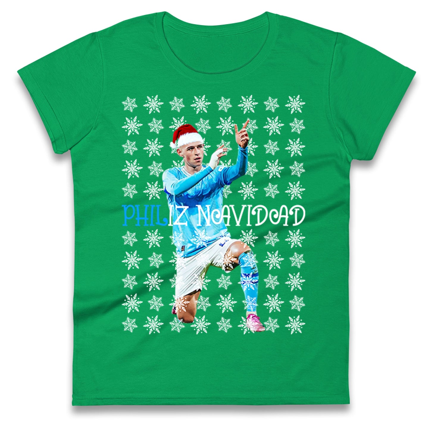 Phil Foden Philiz Navidad Christmas Ladies Shirt