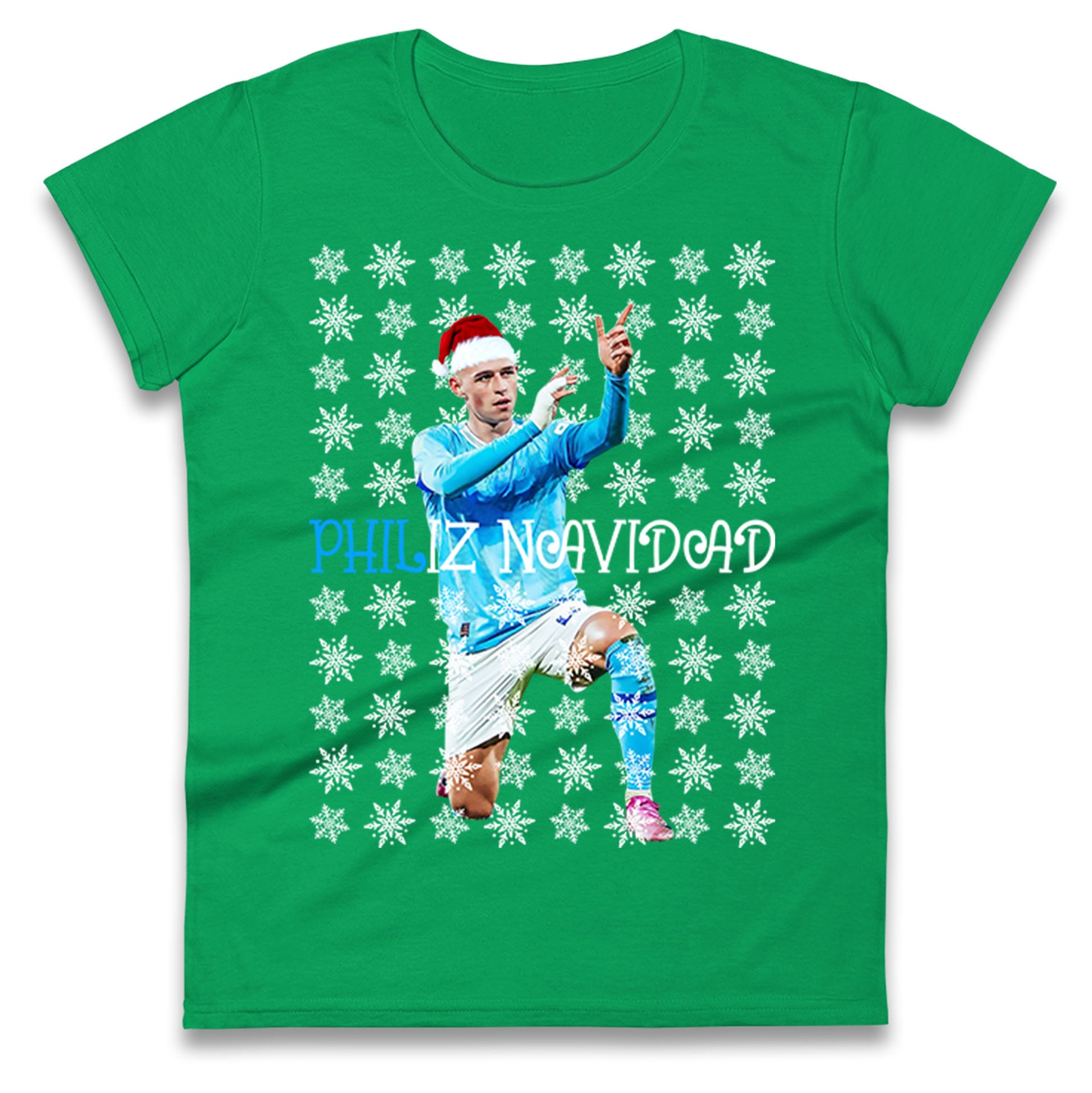 Phil Foden Philiz Navidad Christmas Ladies Shirt