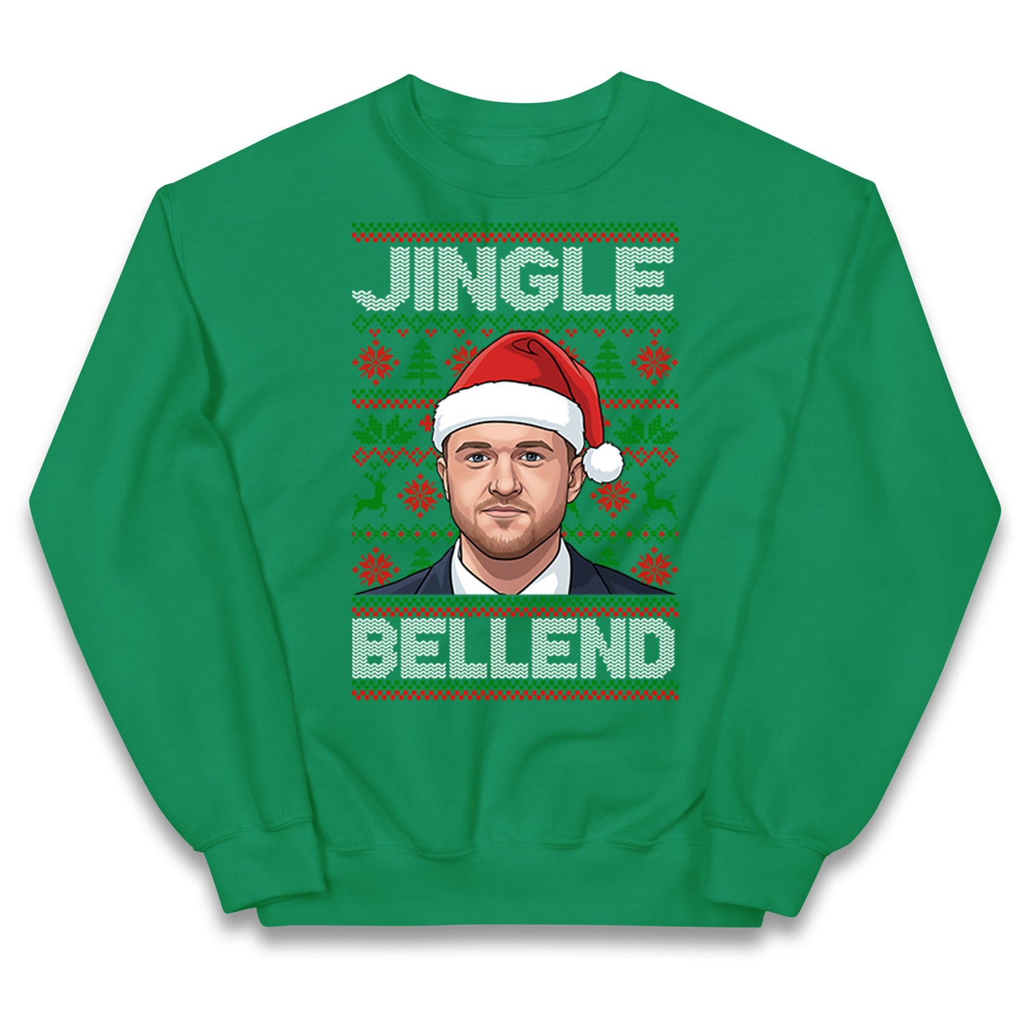 Tommy Robinson Jingle Bell Kids Jumper