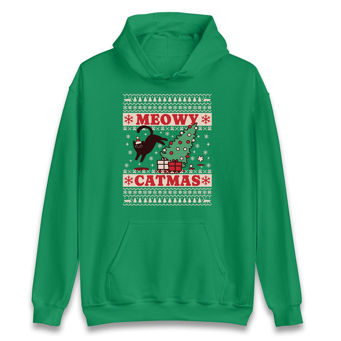 Christmas Cat Hoodie
