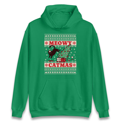 Christmas Cat Hoodie