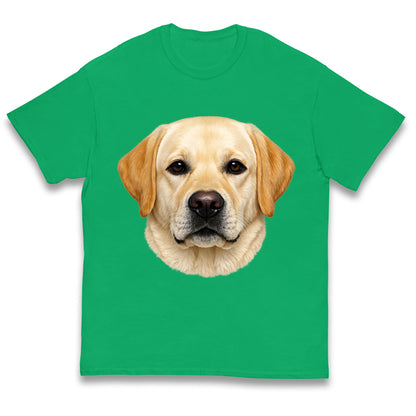 Labrador Dog Face Kids T Shirt