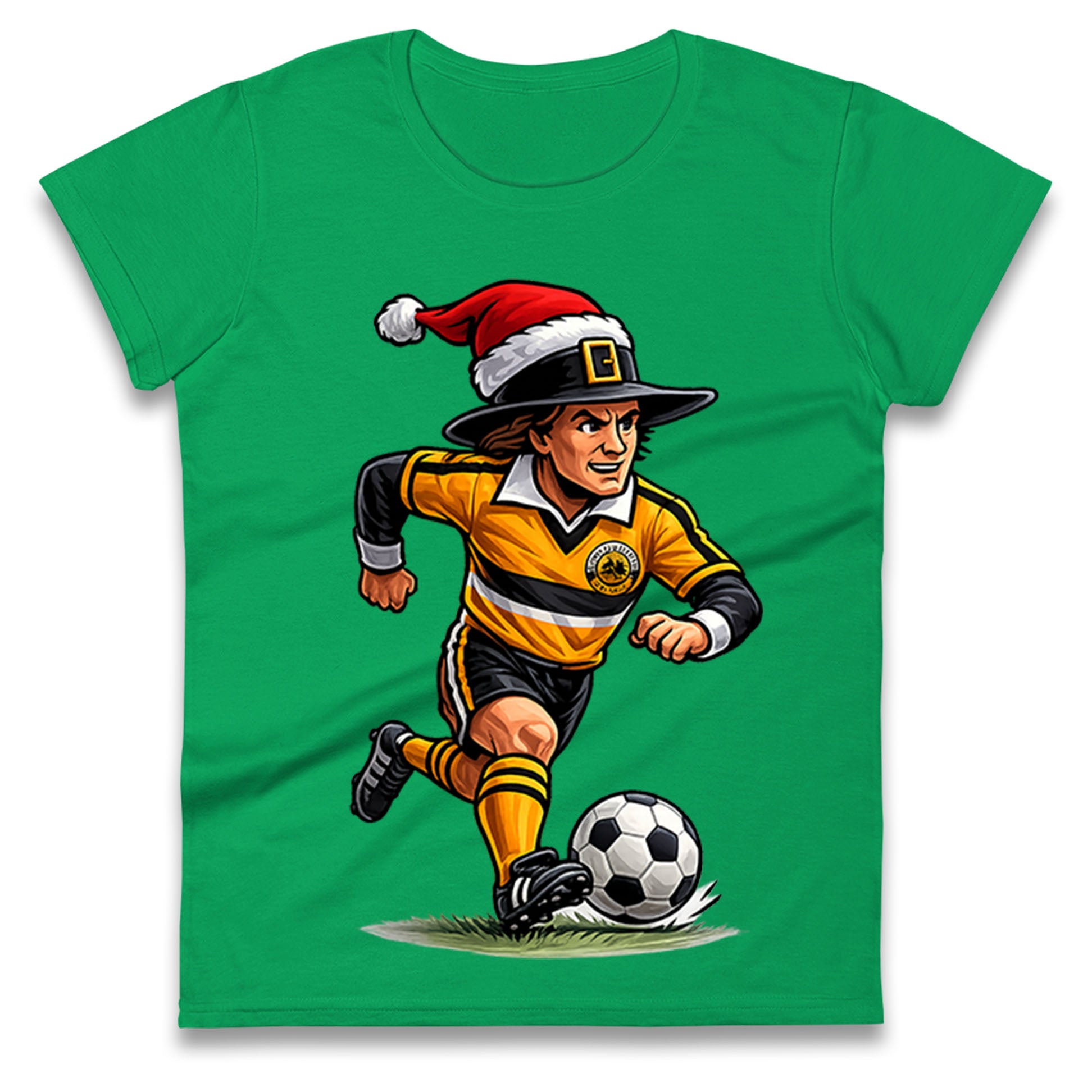 Boston United Christmas Ladies T Shirt 