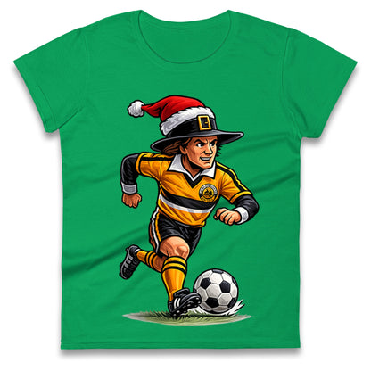 Boston United Christmas Ladies T Shirt 