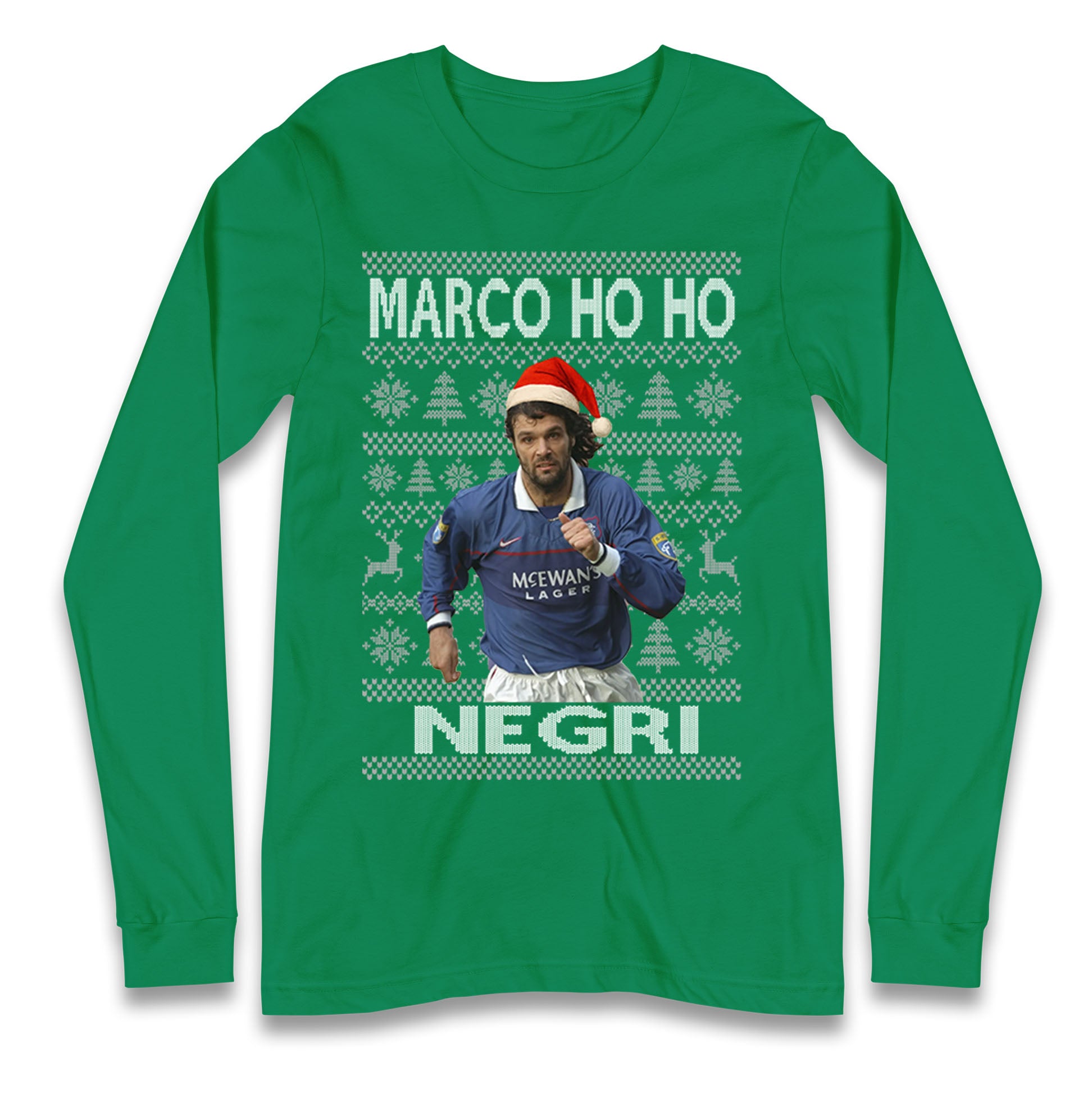 Rangers FC Christmas Longsleeve T Shirt 