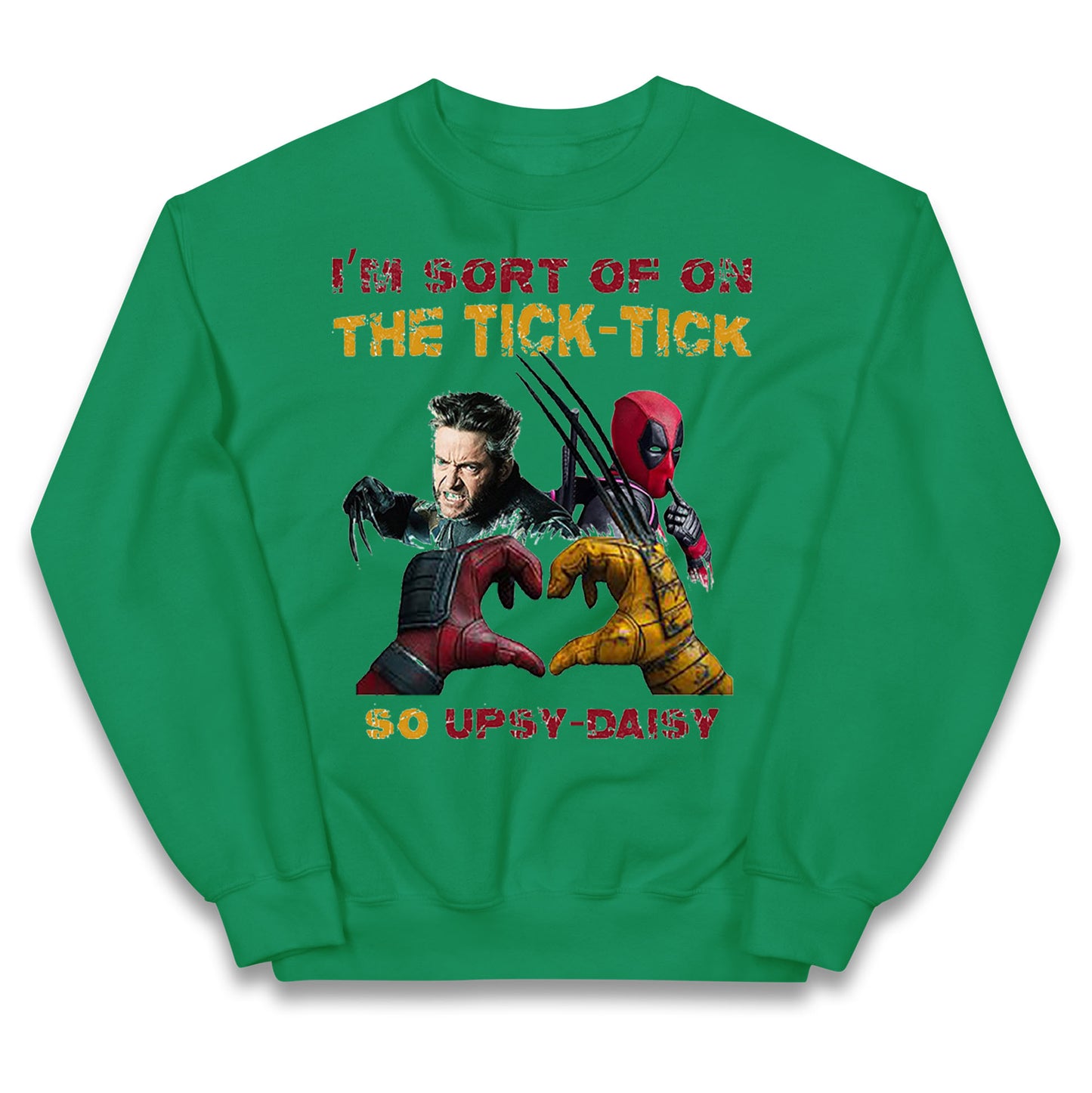 I'm Sort of on The Tick Tick so Upsy Daisy Kids Jumper