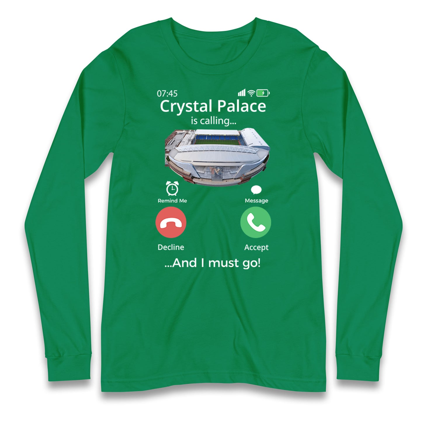 crystal palace long sleeve jersey