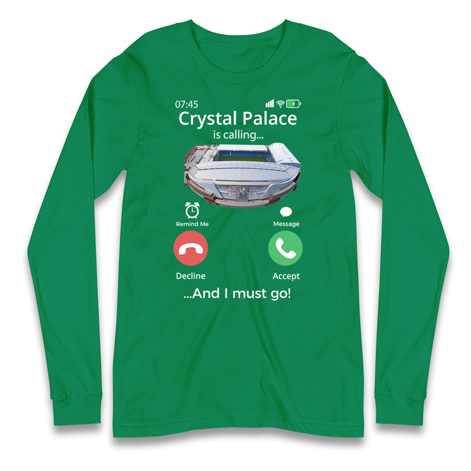 crystal palace long sleeve jersey
