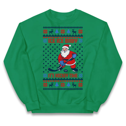 Hockey Christmas Kids Jumper