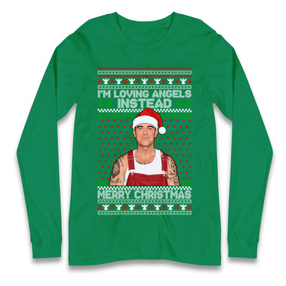 Robbie Williams Christmas Longsleeve T Shirt