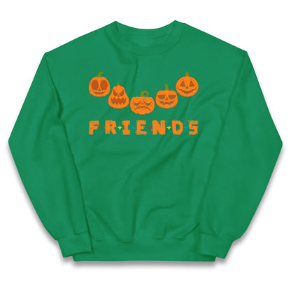 Scary Pumpkins Friends Halloween Jumper
