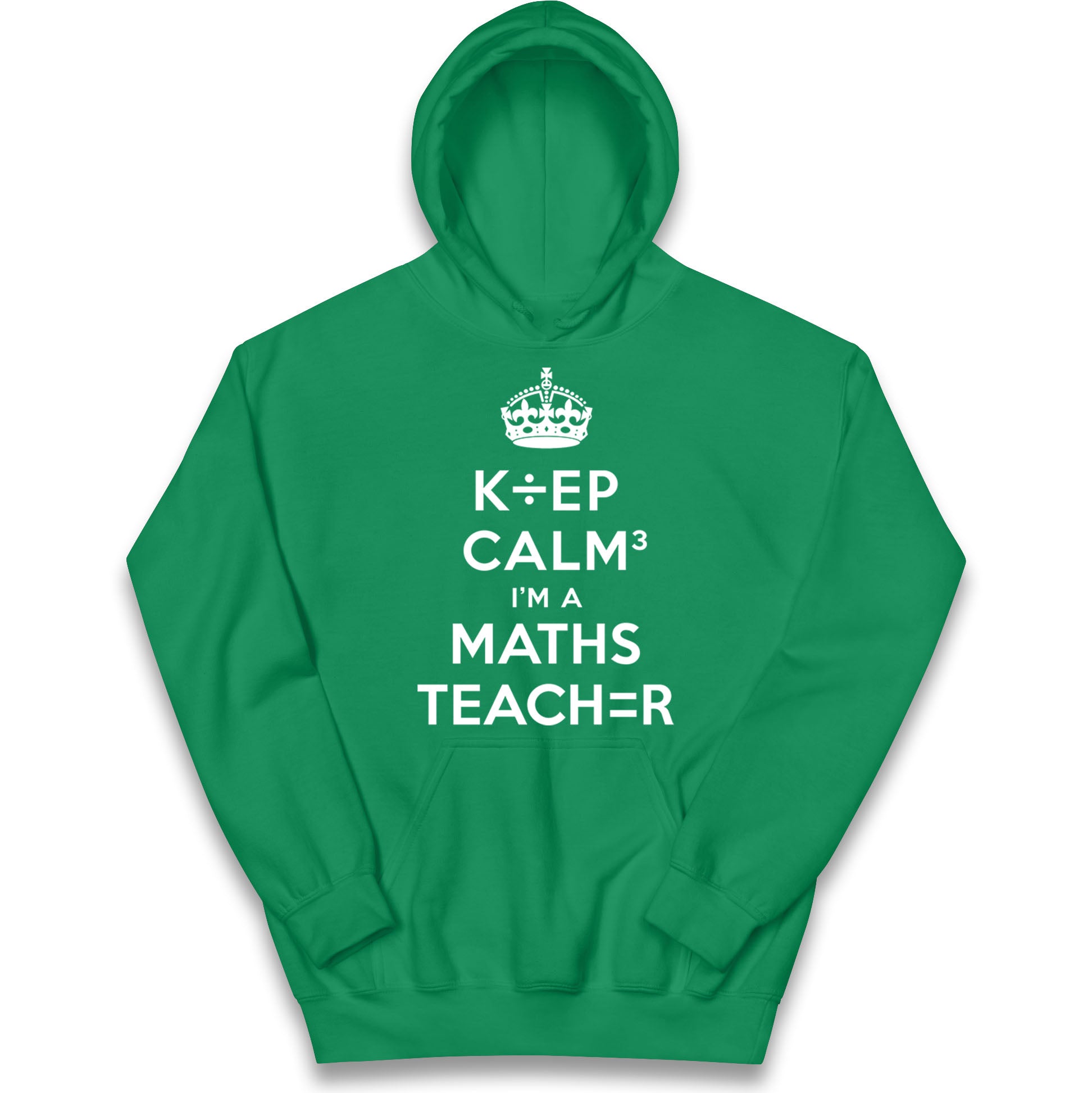 Keep Calm I’m A Maths Teacher Kids Hoodie