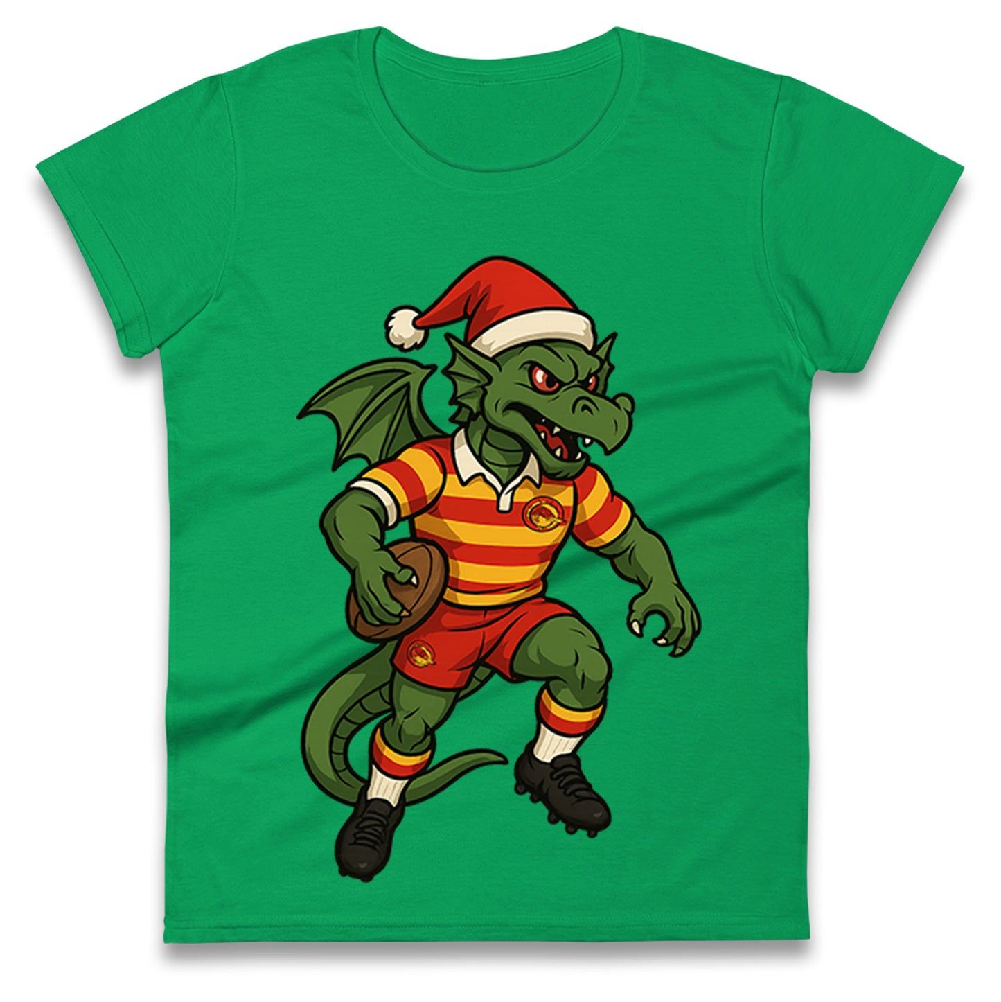 Catalans Dragons Christmas Ladies T Shirt