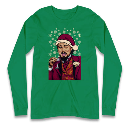 leonardo dicaprio christmas long sleeve t shirt