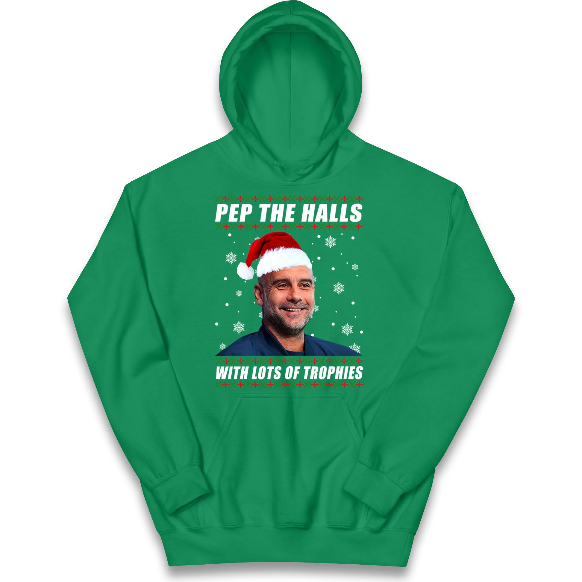 Pep Guardiola Christmas Kids Hoodie