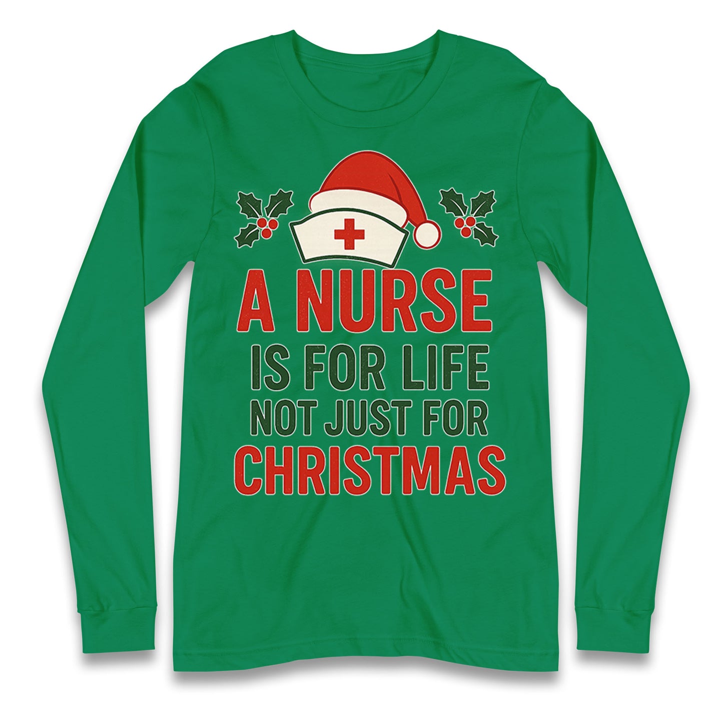 Nursing Christmas Longsleeve T Shirt