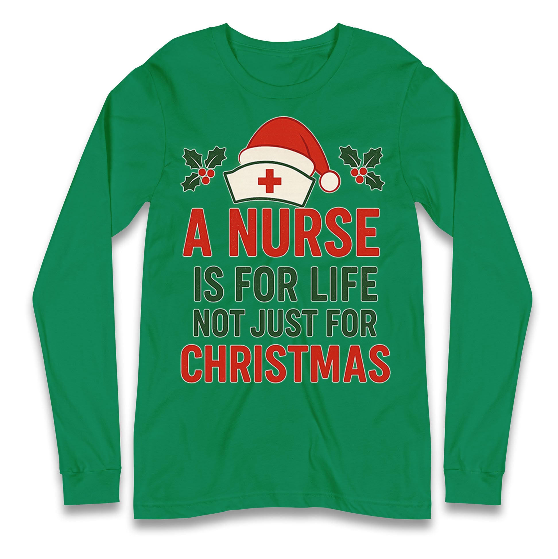 Nursing Christmas Longsleeve T Shirt