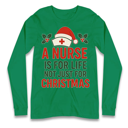 Nursing Christmas Longsleeve T Shirt