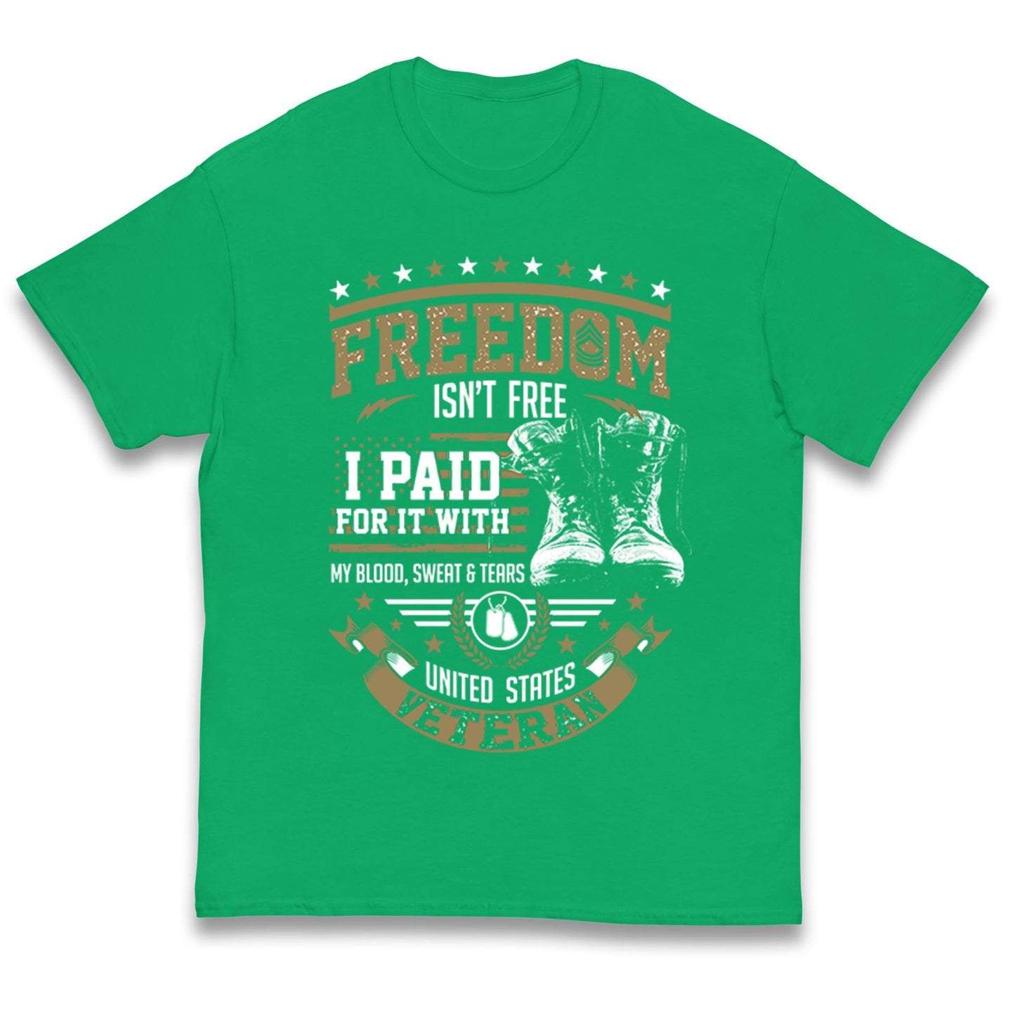 United States Veteran Kids T Shirt