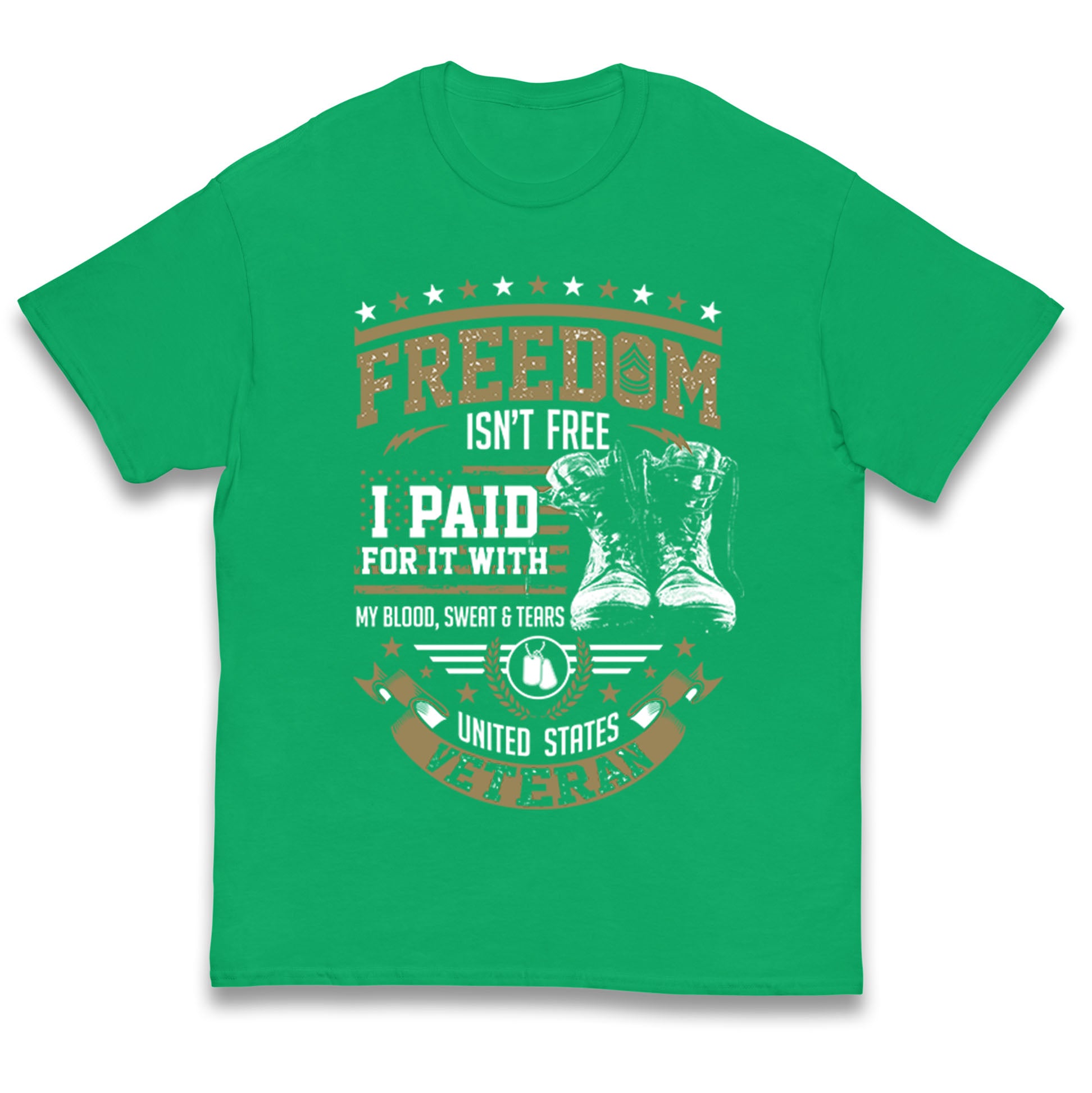 United States Veteran Kids T Shirt
