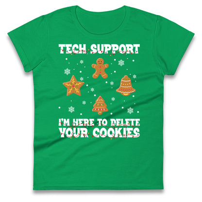 Delete Cookies Ladies T Shirt