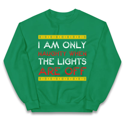 naughty christmas jumper
