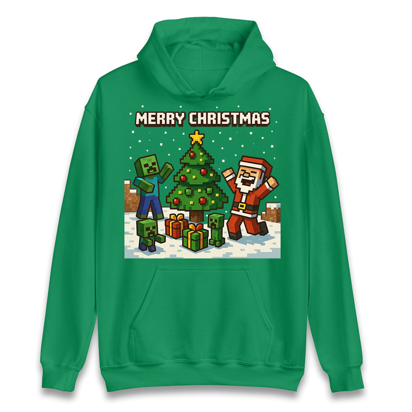 Minecraft Christmas Hoodie