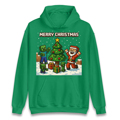 Minecraft Christmas Hoodie