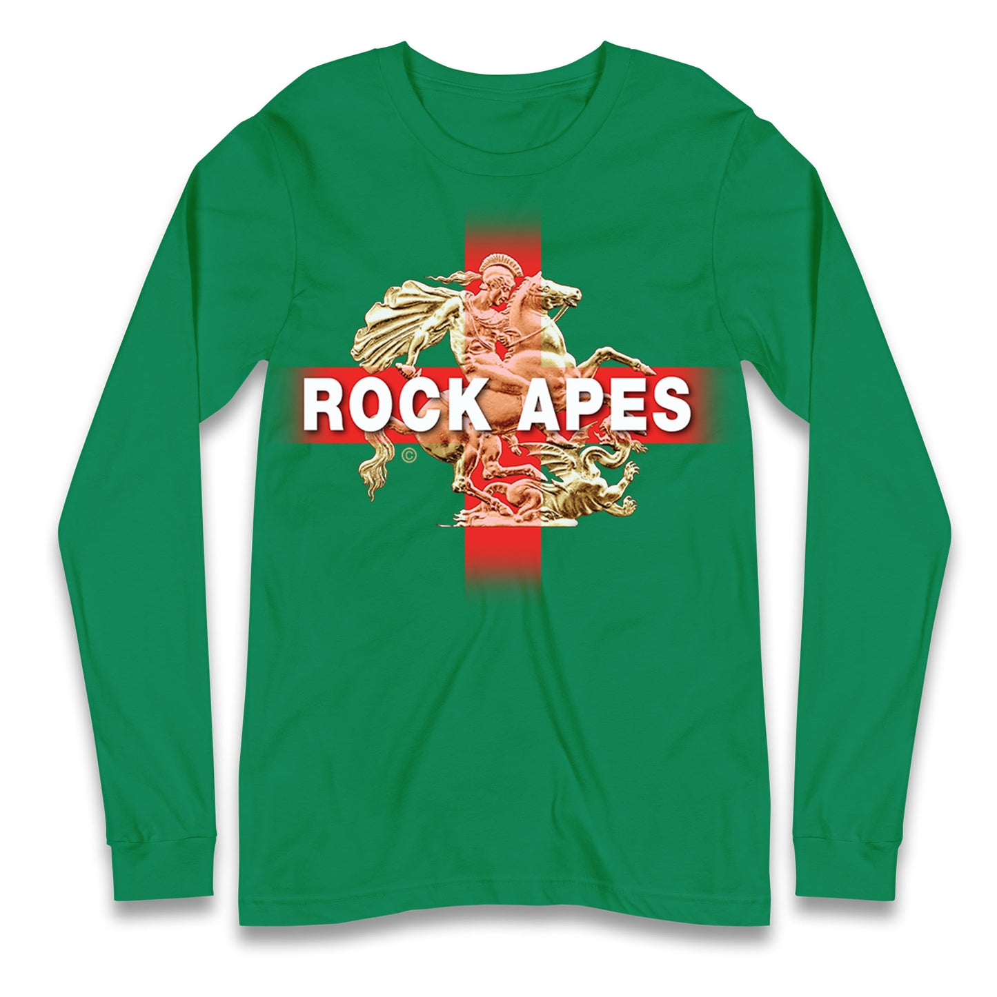 Rock Apes St George & The Dragon Long Sleeve T Shirt