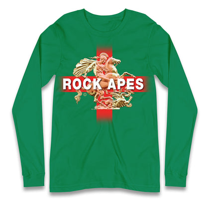 Rock Apes St George & The Dragon Long Sleeve T Shirt