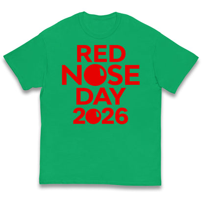 Red Nose Day 2026 Kids T Shirt 