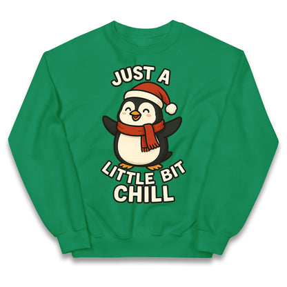 Penguin Christmas Kids Jumper