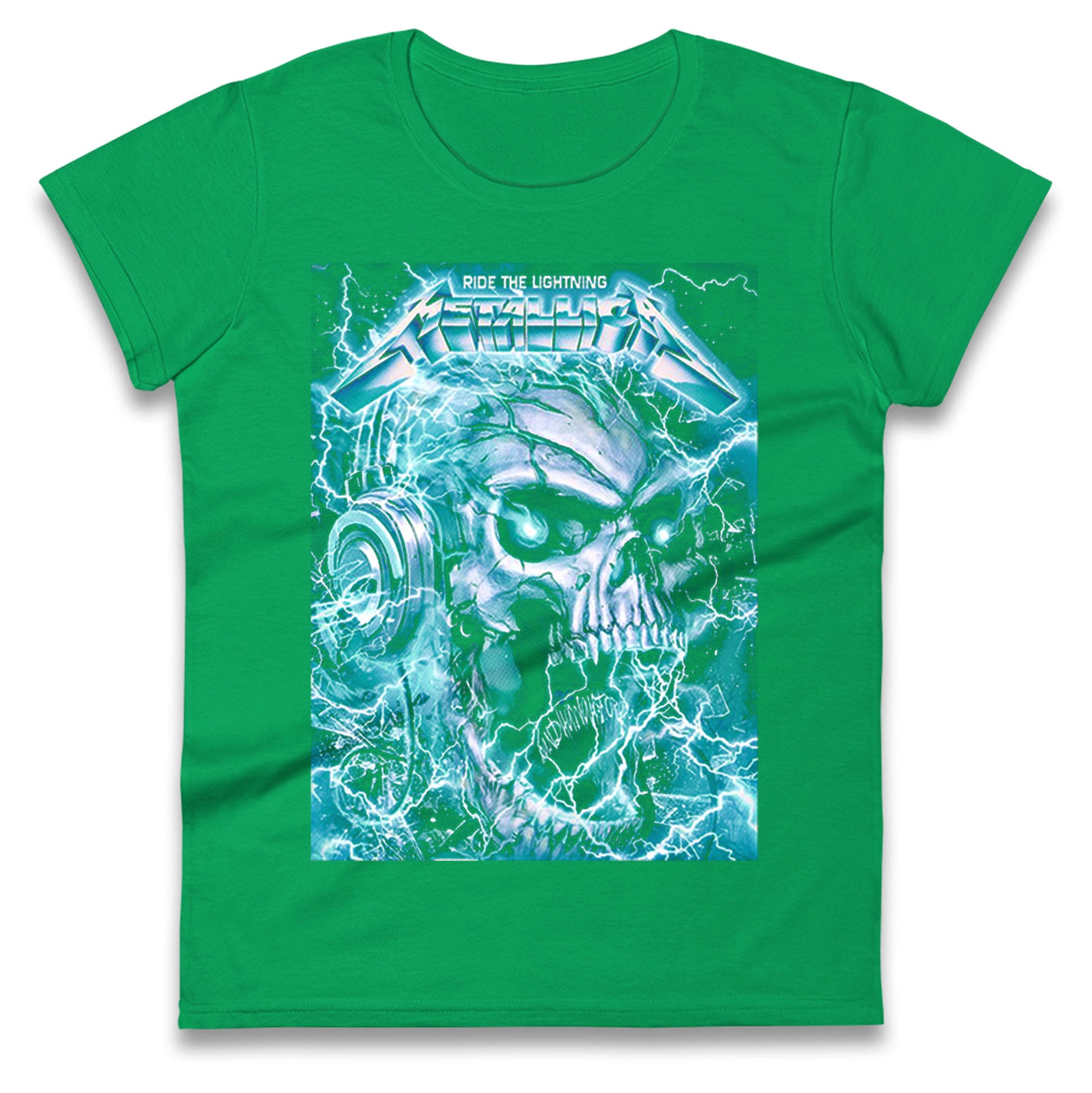 Metallica Ride The Lightning Ladies T Shirt