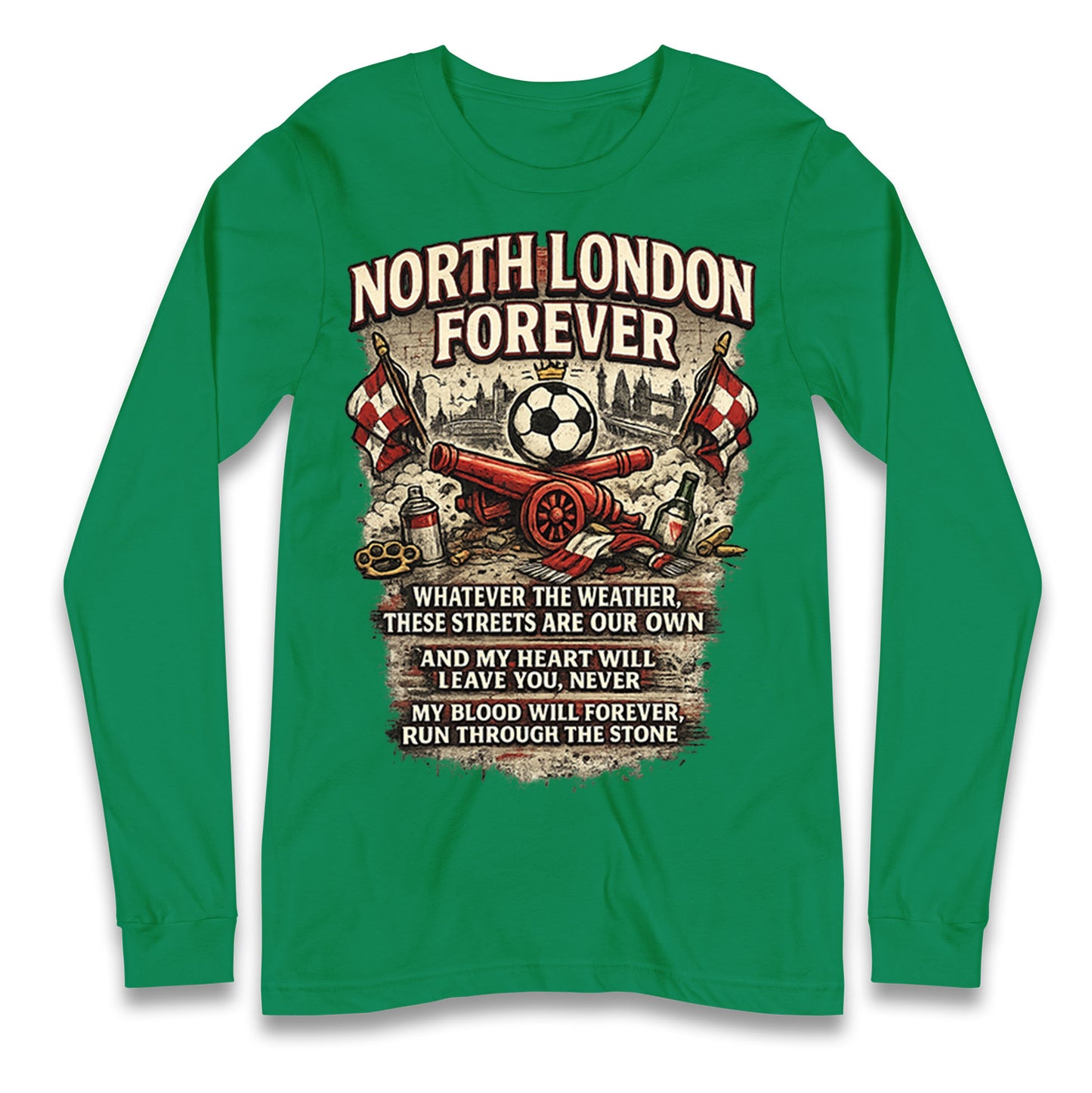 Arsenal North London Forever Longsleeve T Shirt