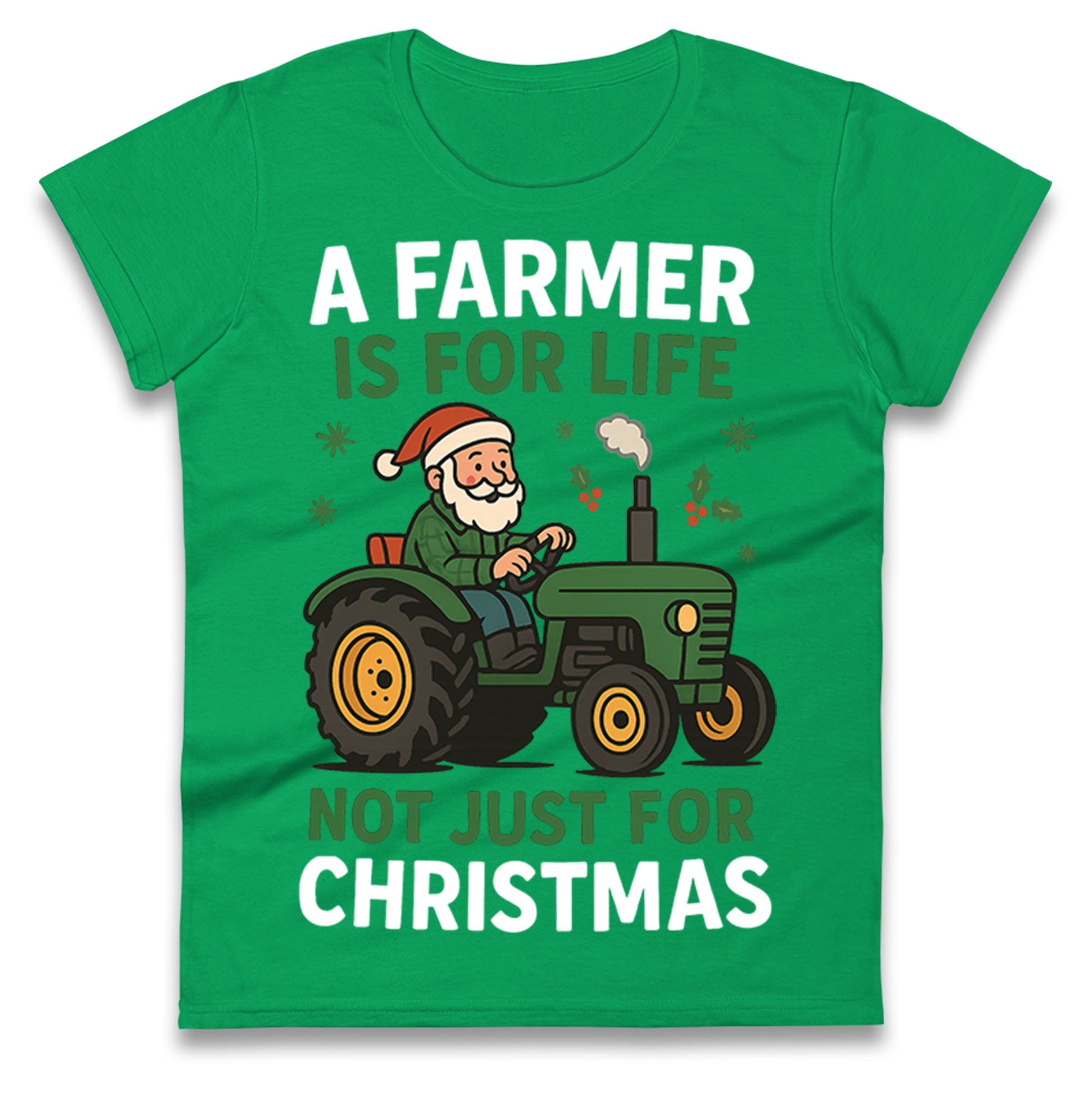 Farmer Christmas Ladies T Shirt
