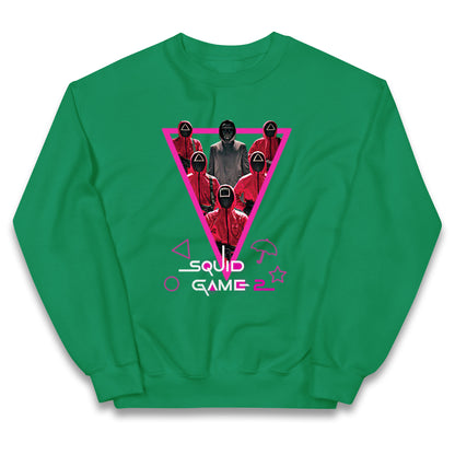 Squid Game Guards And Front Man kids Jumper