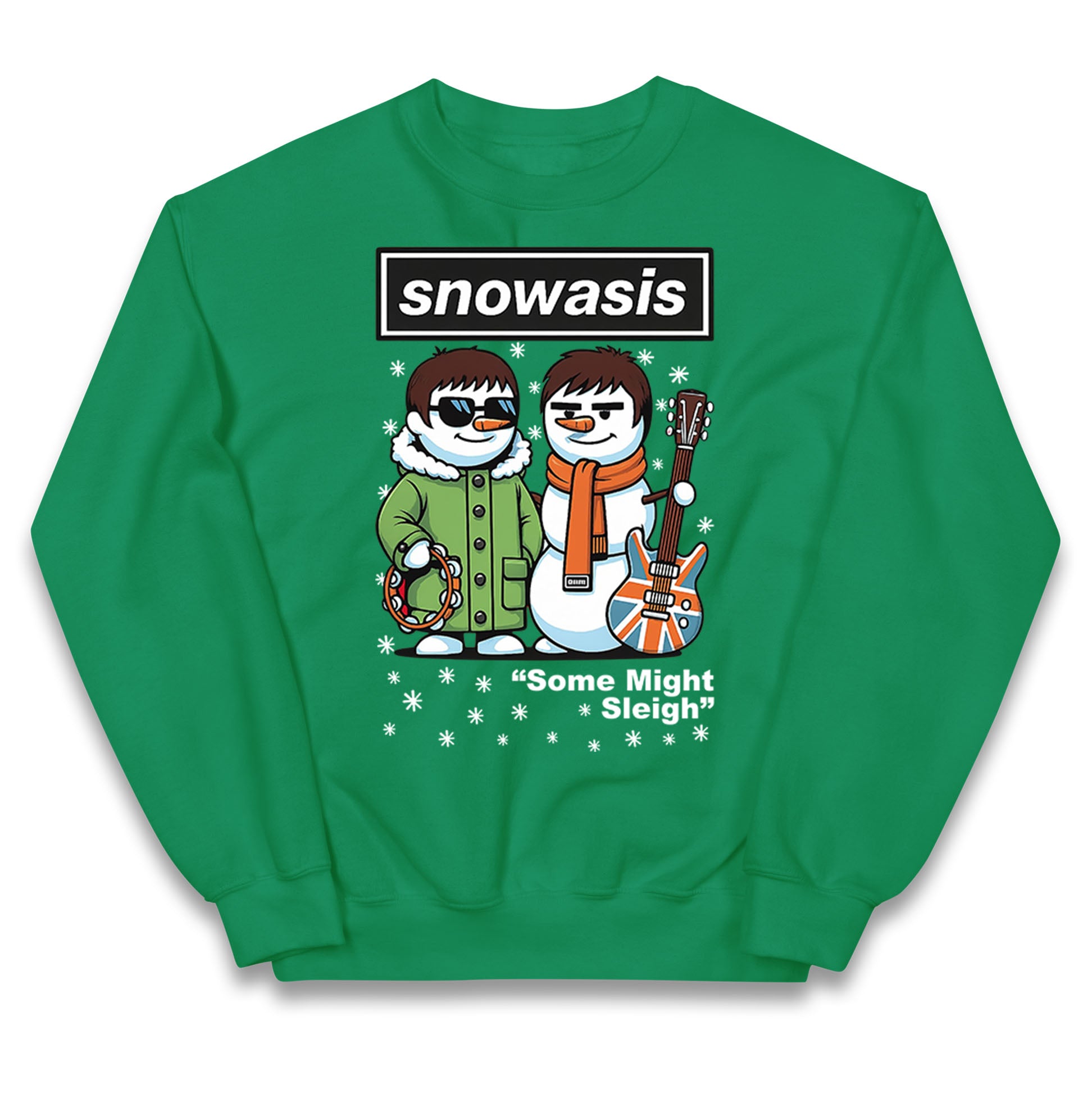 Funny Snowasis Music Band Kids Jumper 