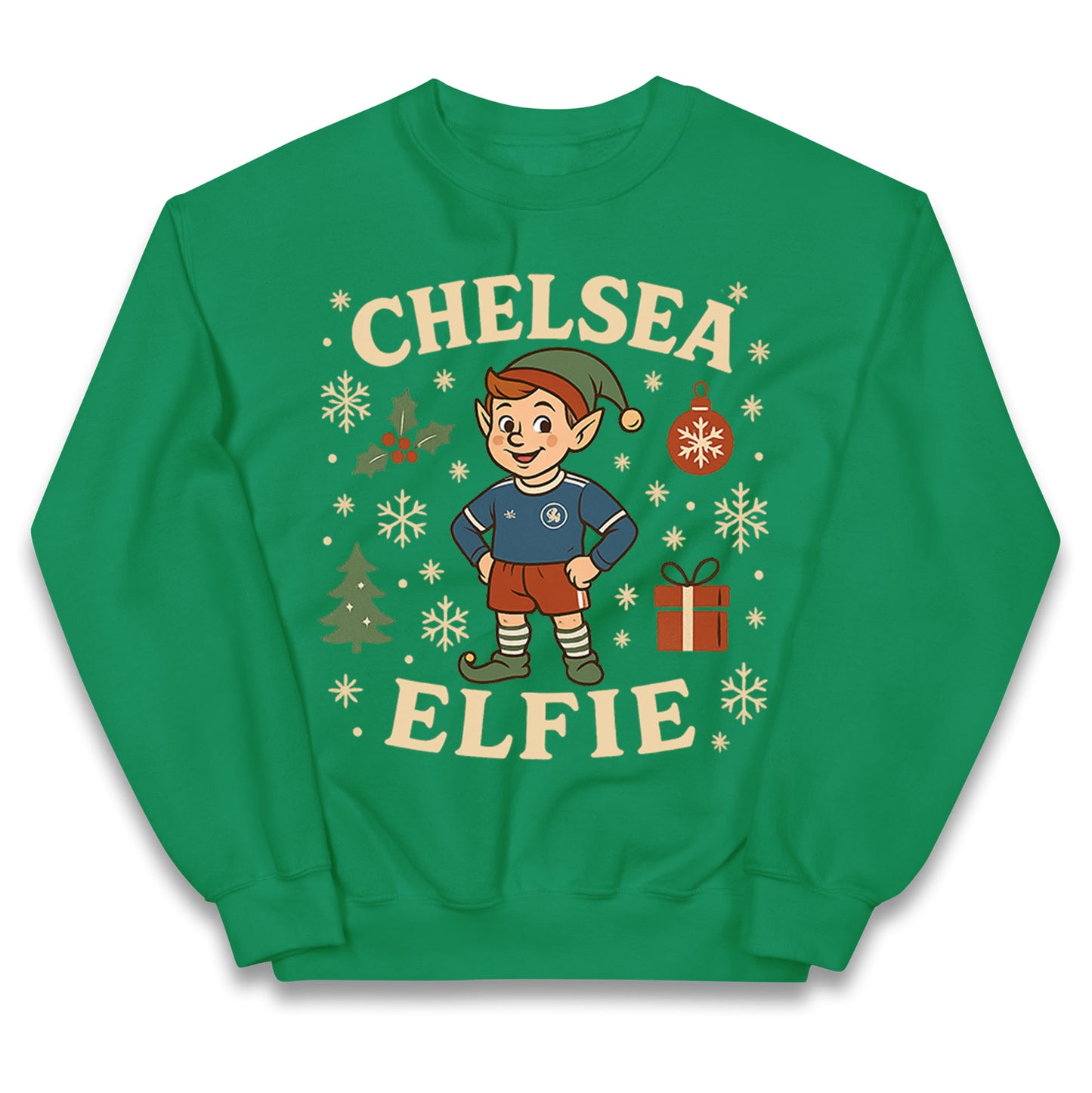 Chelsea FC Christmas Kids Jumper