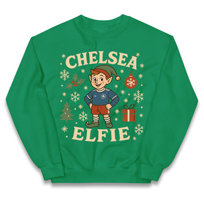 Chelsea FC Christmas Kids Jumper