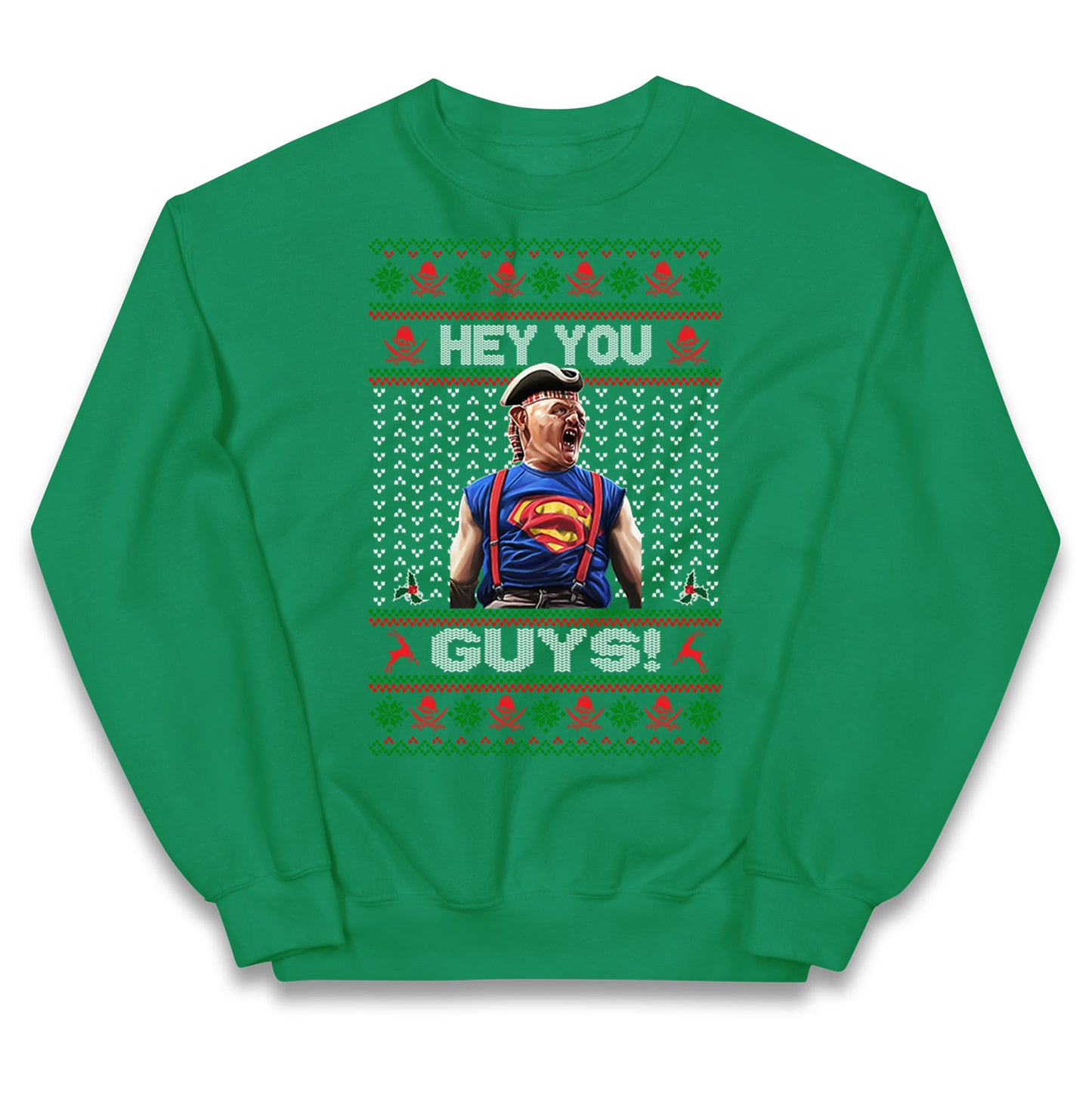Goonies Sloth Christmas Kids Jumper