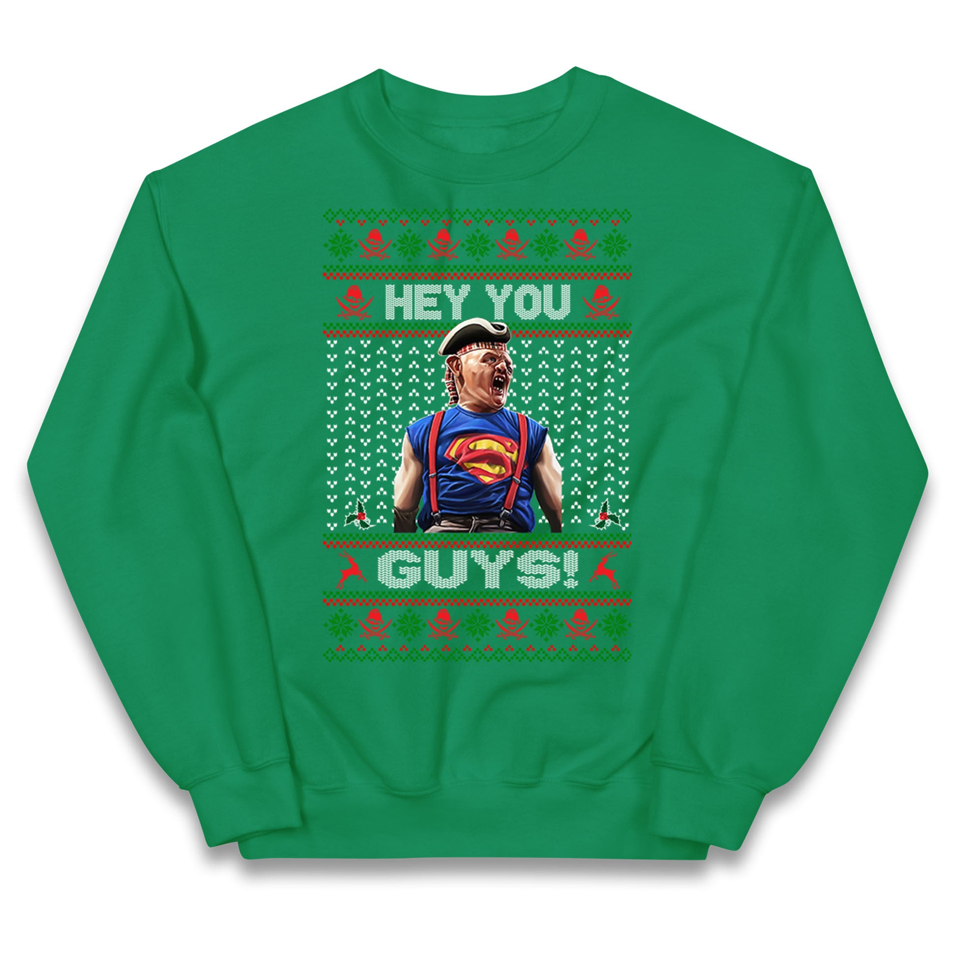 Goonies Sloth Christmas Kids Jumper